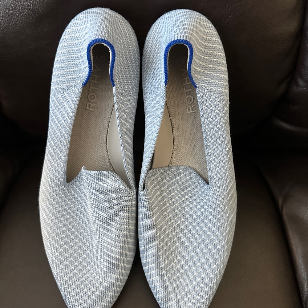Rothy's Light Blue Women’s Loafers